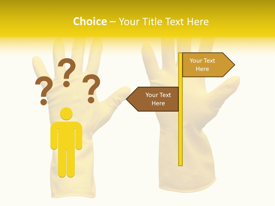 Hand Dish Background PowerPoint Template