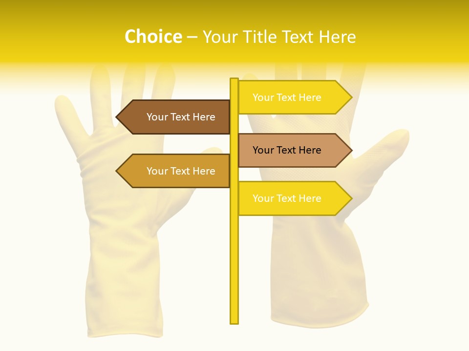 Hand Dish Background PowerPoint Template