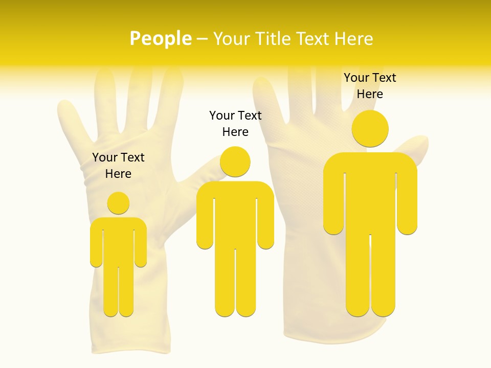 Hand Dish Background PowerPoint Template