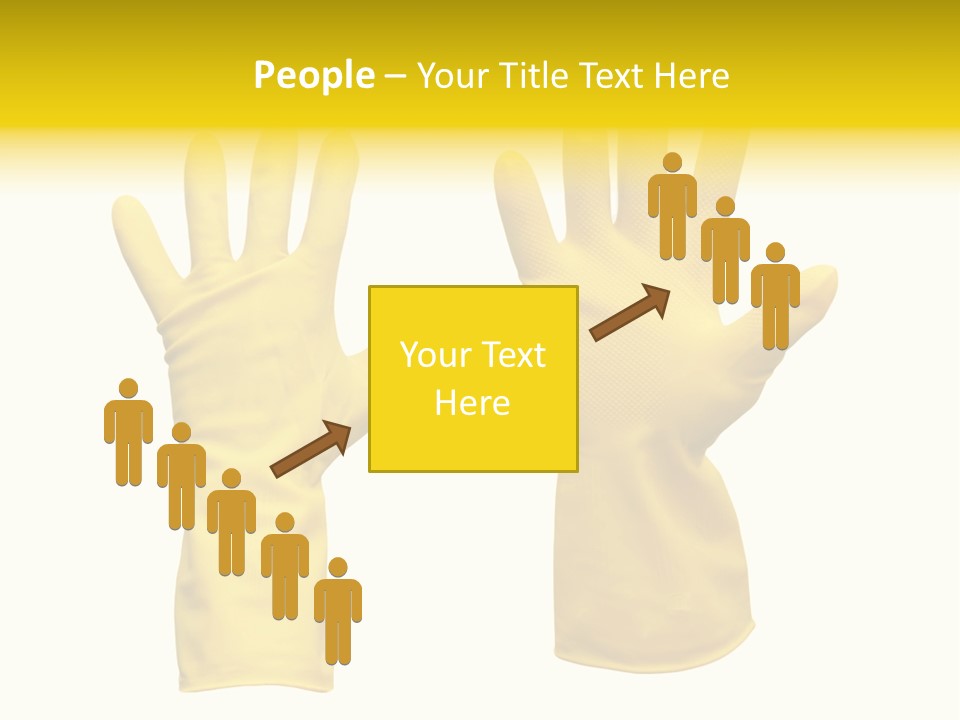 Hand Dish Background PowerPoint Template