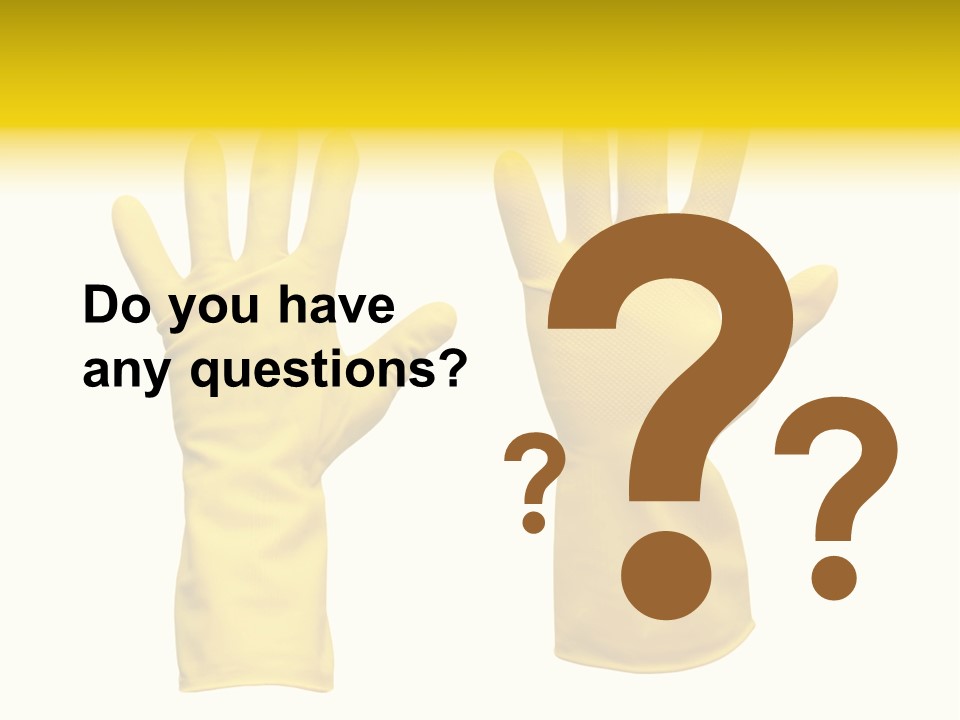 Hand Dish Background PowerPoint Template