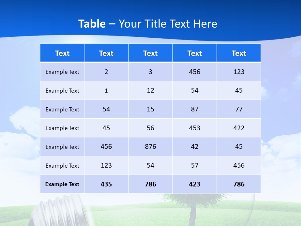 Concept Corkoak Solar PowerPoint Template