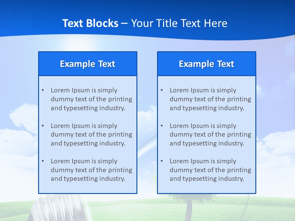 Concept Corkoak Solar PowerPoint Template