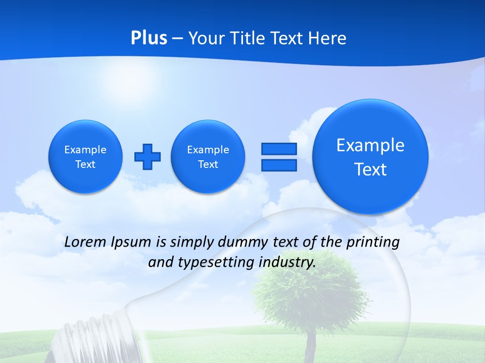 Concept Corkoak Solar PowerPoint Template