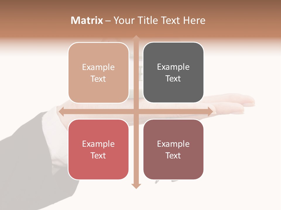A Person Holding A House Key In Their Hand PowerPoint Template