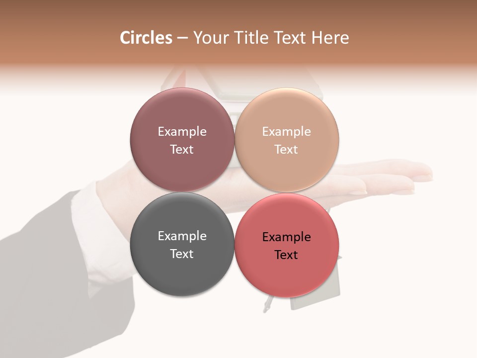 A Person Holding A House Key In Their Hand PowerPoint Template