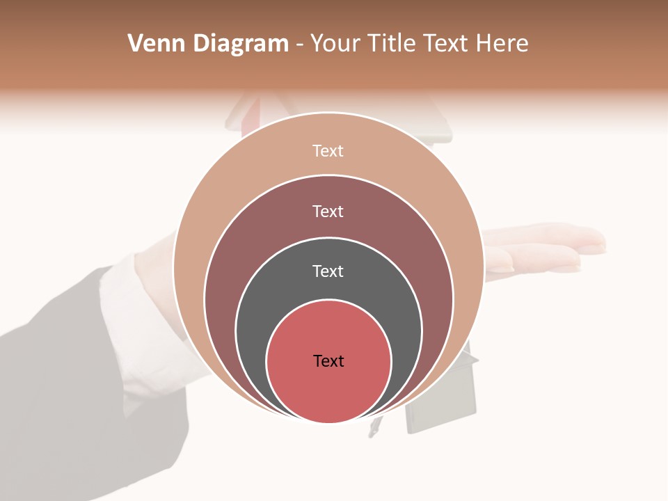 A Person Holding A House Key In Their Hand PowerPoint Template