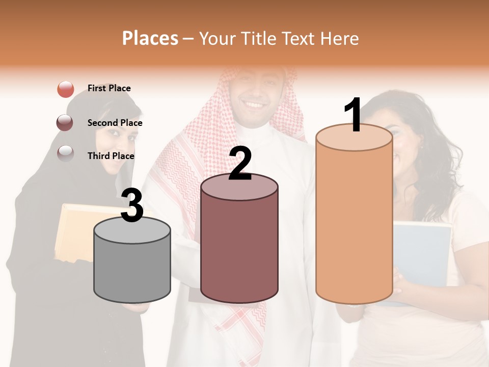 Dishdash University Man PowerPoint Template