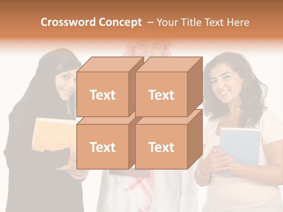 Dishdash University Man PowerPoint Template