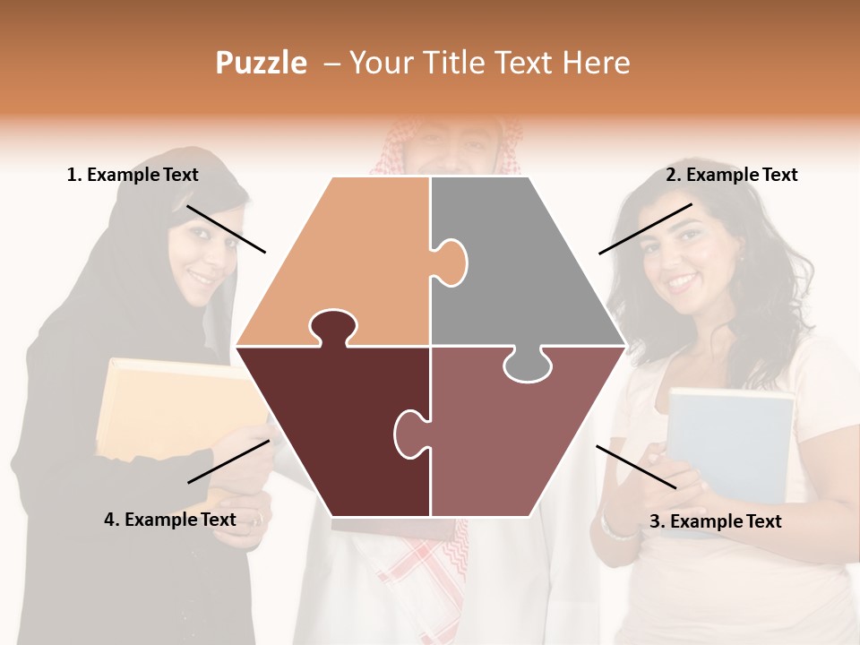 Dishdash University Man PowerPoint Template