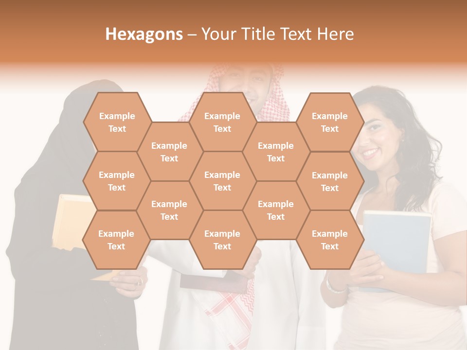 Dishdash University Man PowerPoint Template