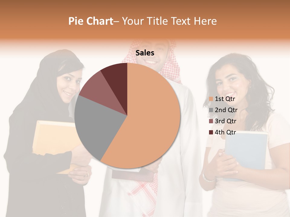 Dishdash University Man PowerPoint Template