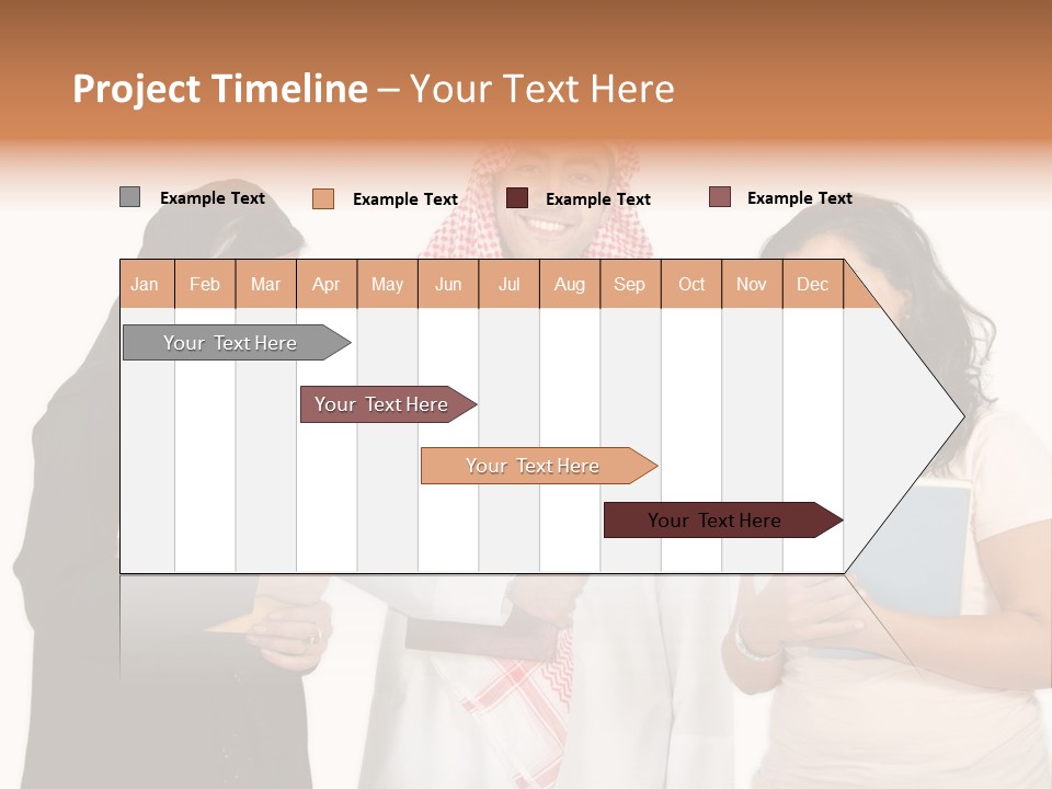 Dishdash University Man PowerPoint Template