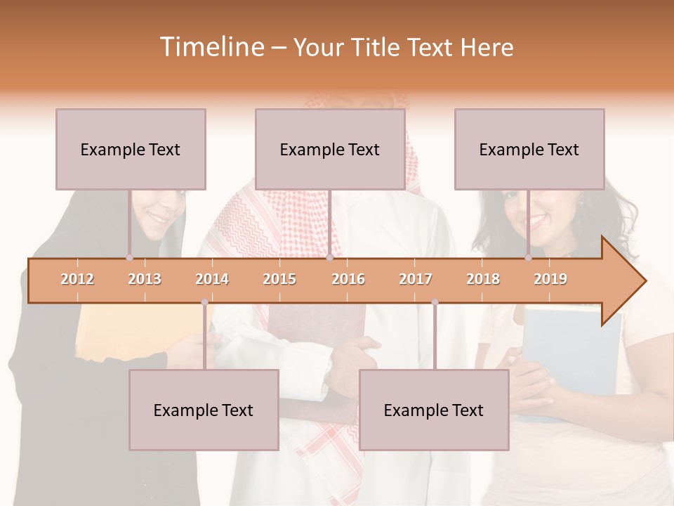 Dishdash University Man PowerPoint Template