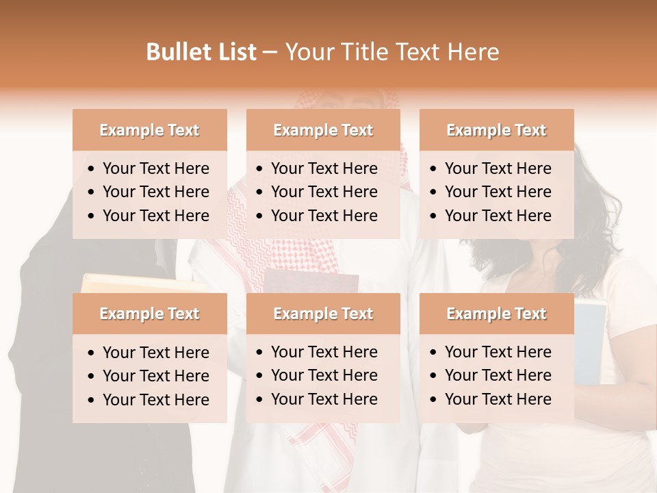 Dishdash University Man PowerPoint Template