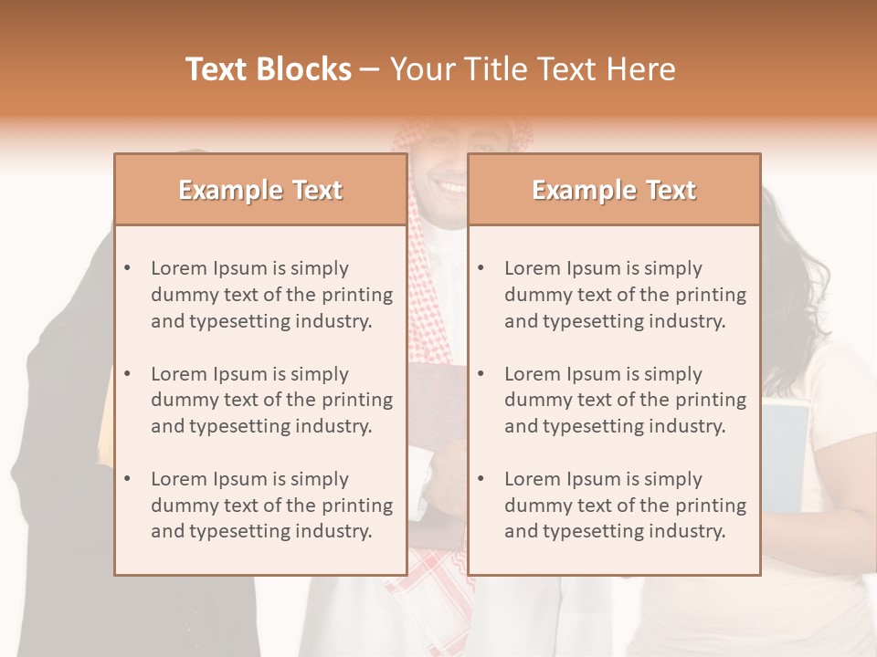 Dishdash University Man PowerPoint Template