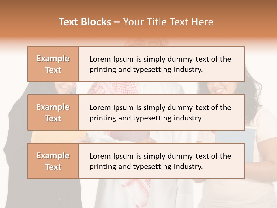 Dishdash University Man PowerPoint Template