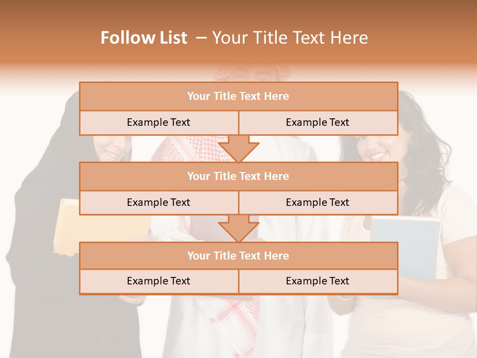 Dishdash University Man PowerPoint Template
