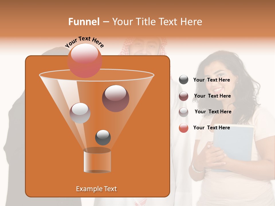 Dishdash University Man PowerPoint Template