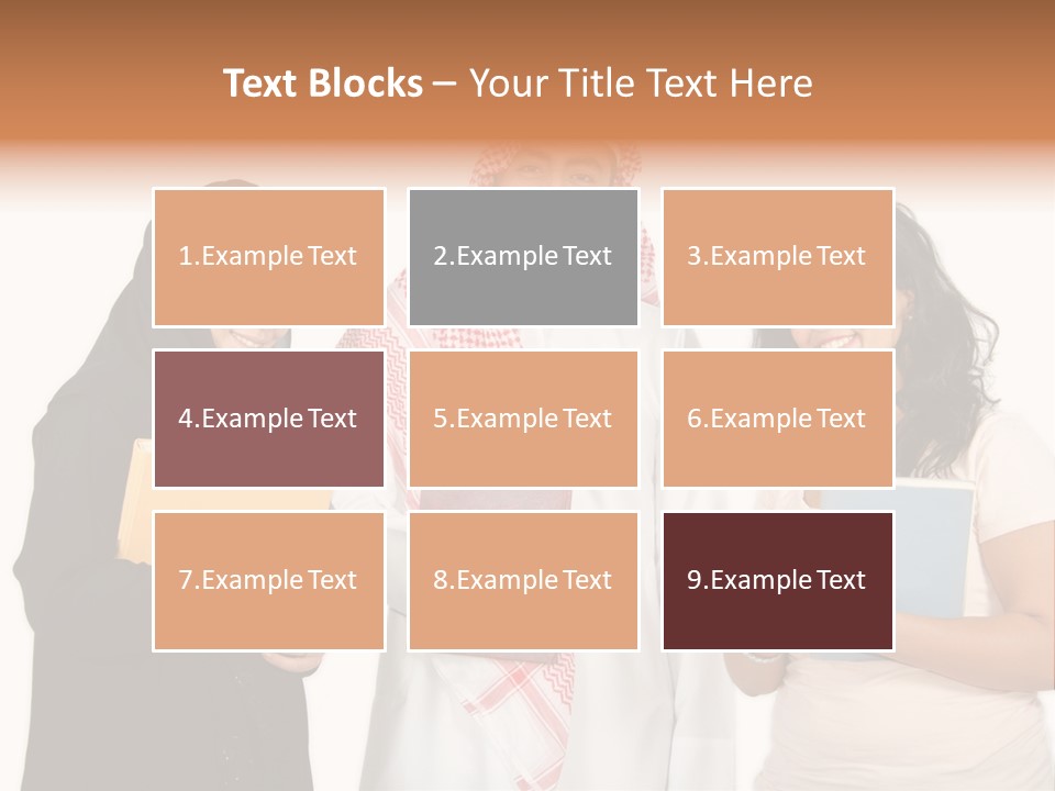 Dishdash University Man PowerPoint Template
