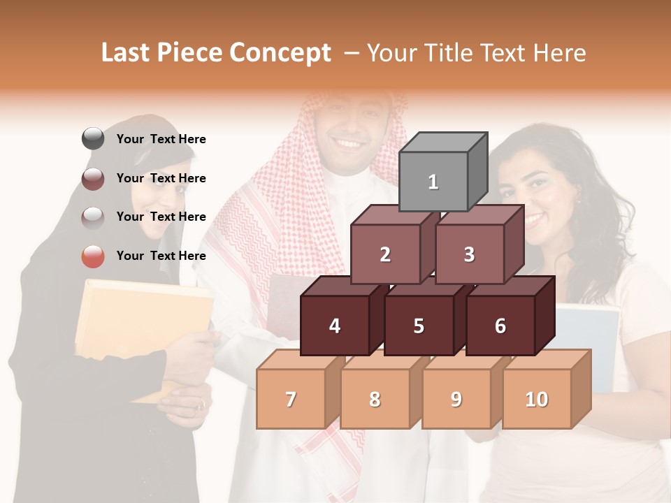 Dishdash University Man PowerPoint Template