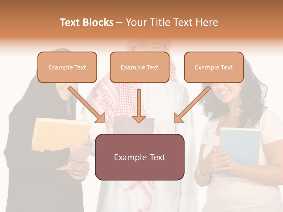 Dishdash University Man PowerPoint Template
