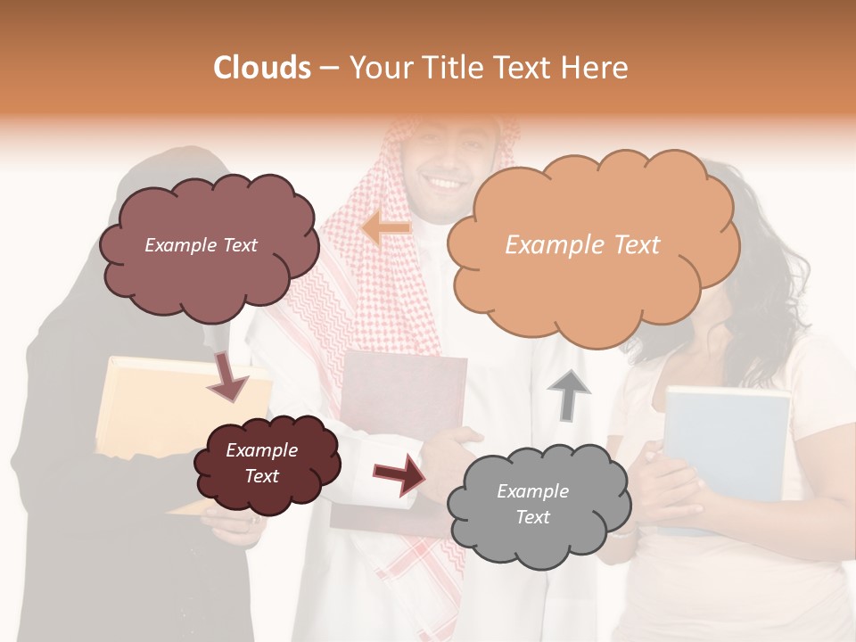 Dishdash University Man PowerPoint Template