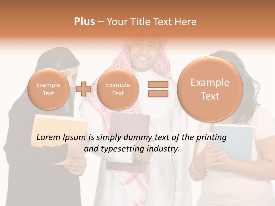 Dishdash University Man PowerPoint Template