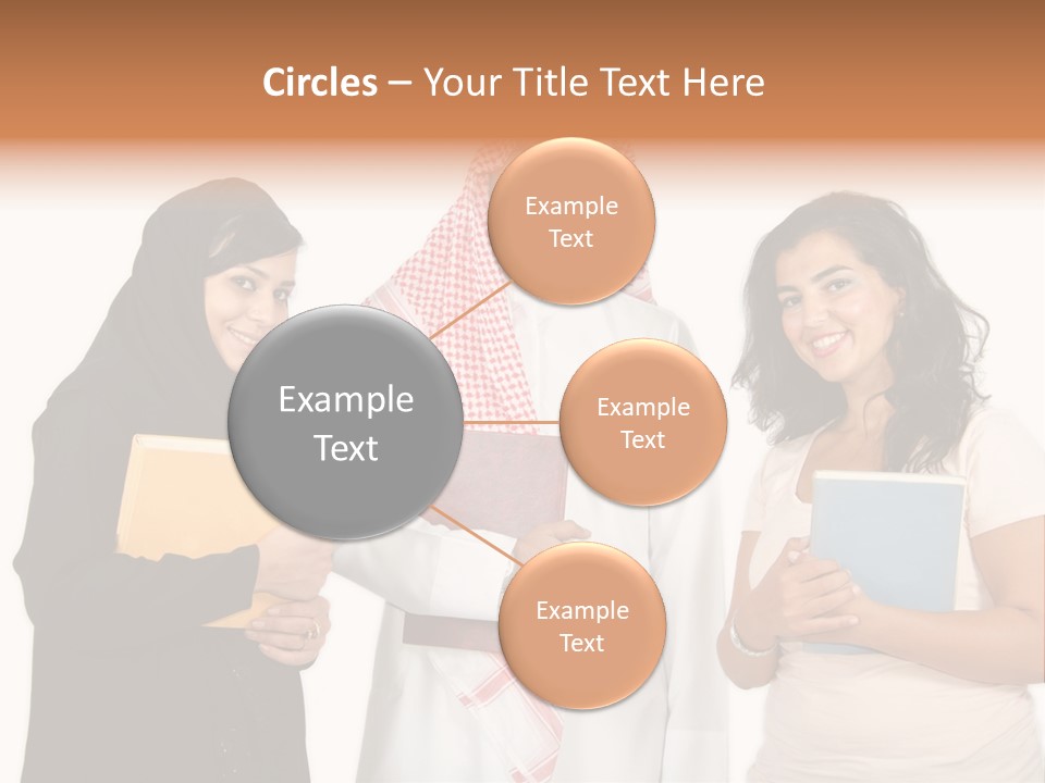 Dishdash University Man PowerPoint Template