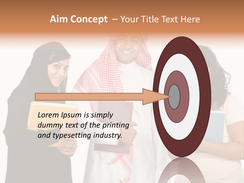 Dishdash University Man PowerPoint Template