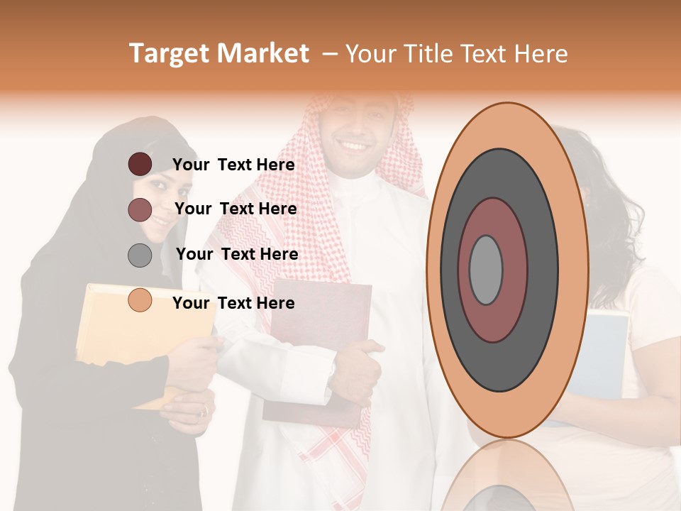 Dishdash University Man PowerPoint Template