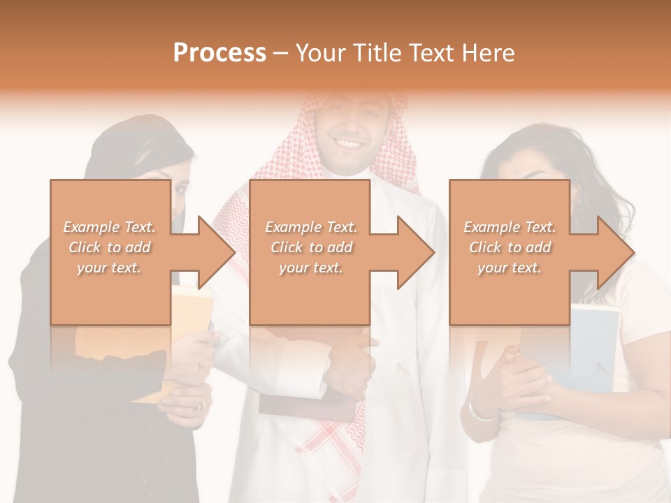 Dishdash University Man PowerPoint Template