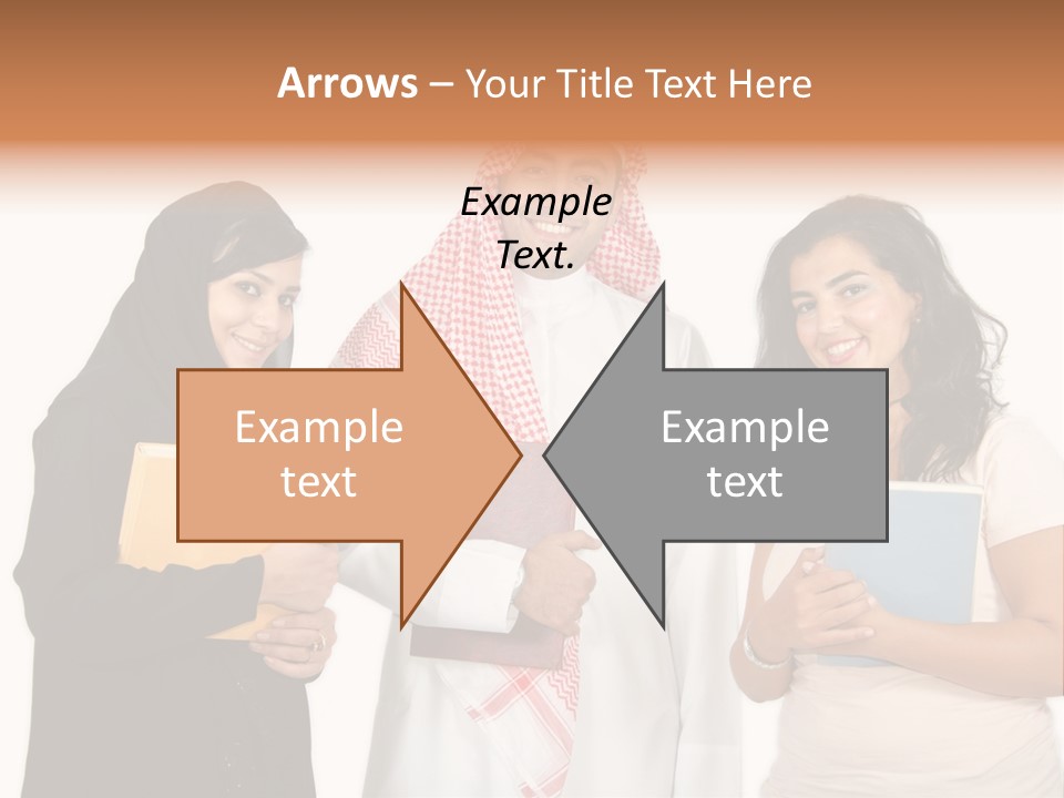 Dishdash University Man PowerPoint Template