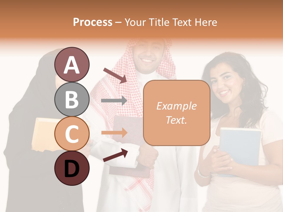 Dishdash University Man PowerPoint Template