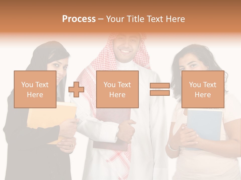 Dishdash University Man PowerPoint Template