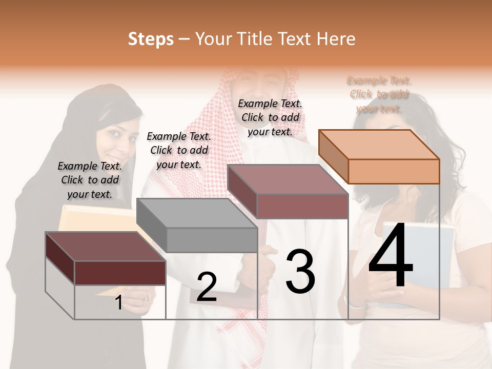 Dishdash University Man PowerPoint Template