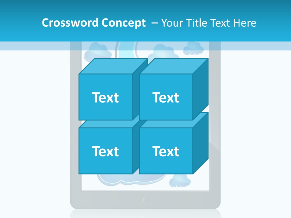 Black Glossy Gadget PowerPoint Template