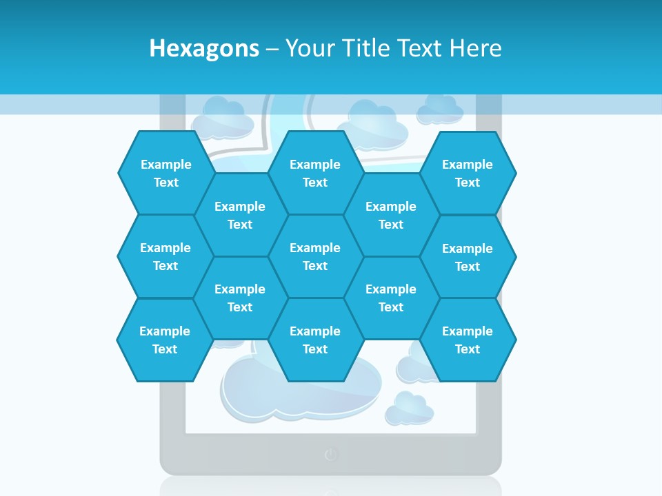 Black Glossy Gadget PowerPoint Template