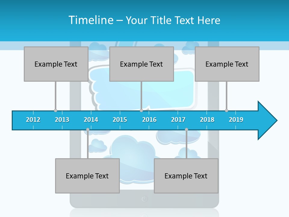 Black Glossy Gadget PowerPoint Template