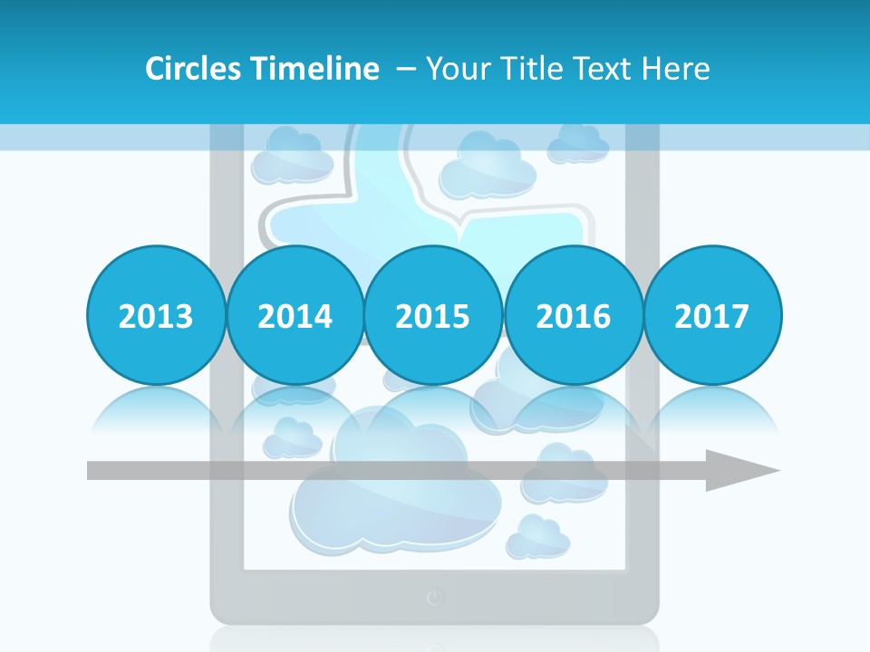 Black Glossy Gadget PowerPoint Template