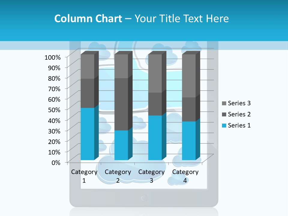 Black Glossy Gadget PowerPoint Template