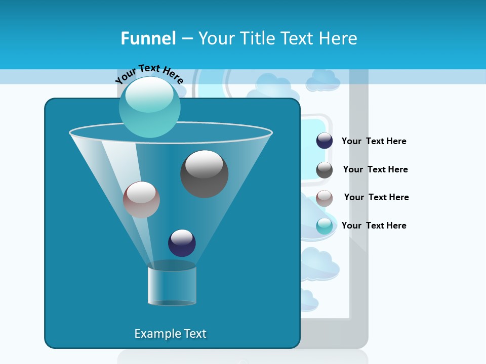 Black Glossy Gadget PowerPoint Template
