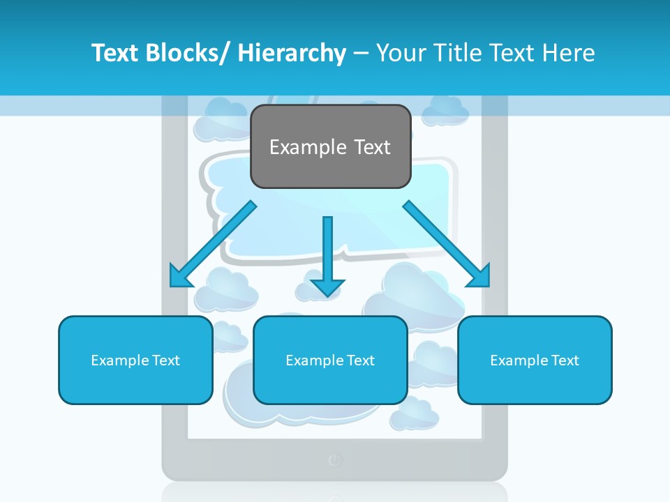 Black Glossy Gadget PowerPoint Template