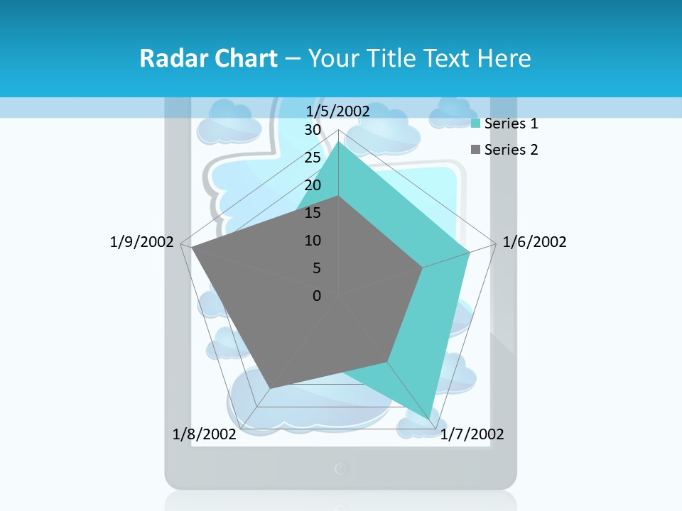 Black Glossy Gadget PowerPoint Template