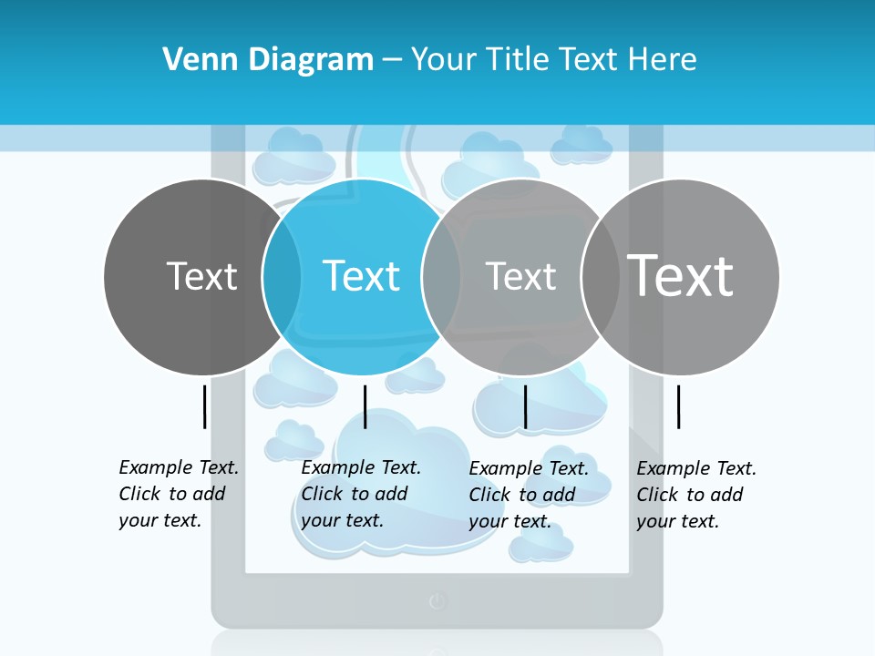 Black Glossy Gadget PowerPoint Template