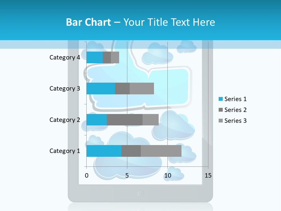 Black Glossy Gadget PowerPoint Template