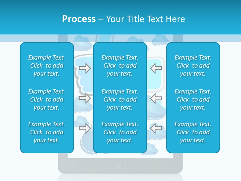 Black Glossy Gadget PowerPoint Template