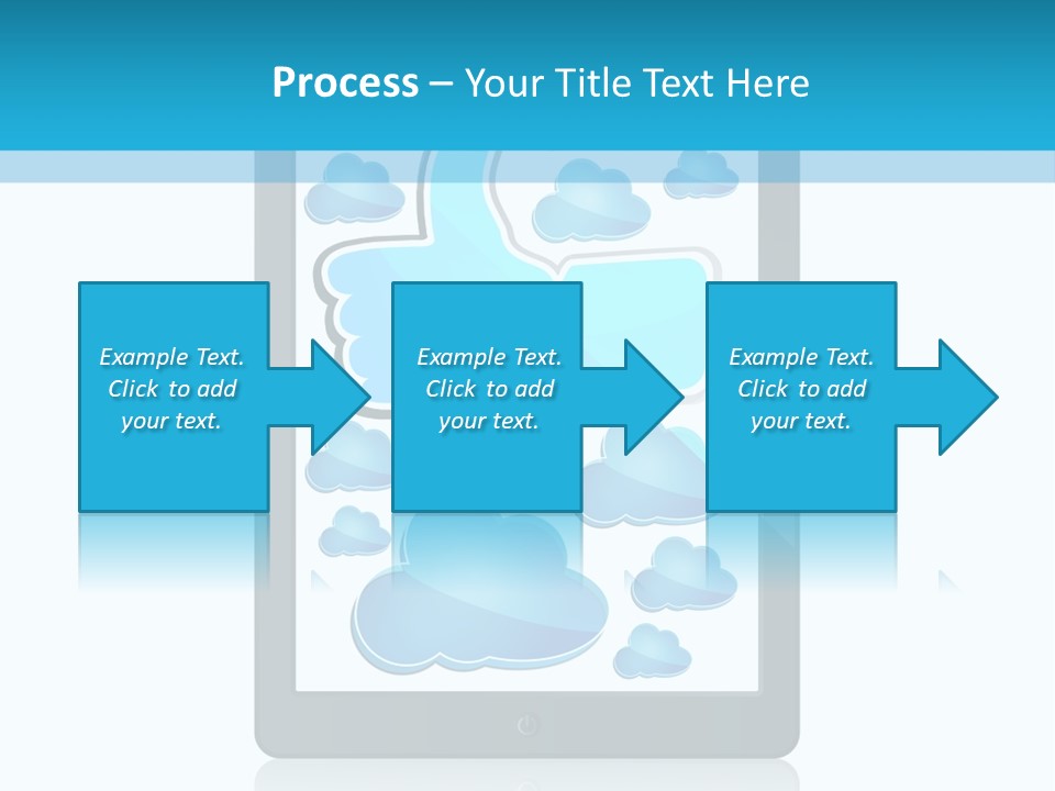 Black Glossy Gadget PowerPoint Template