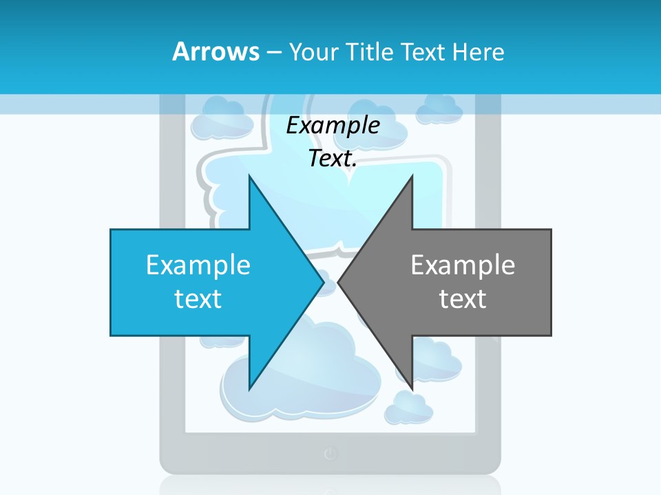 Black Glossy Gadget PowerPoint Template
