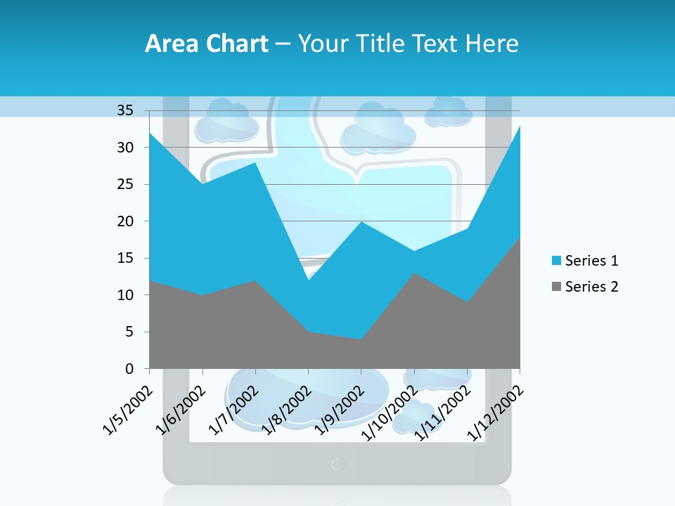 Black Glossy Gadget PowerPoint Template
